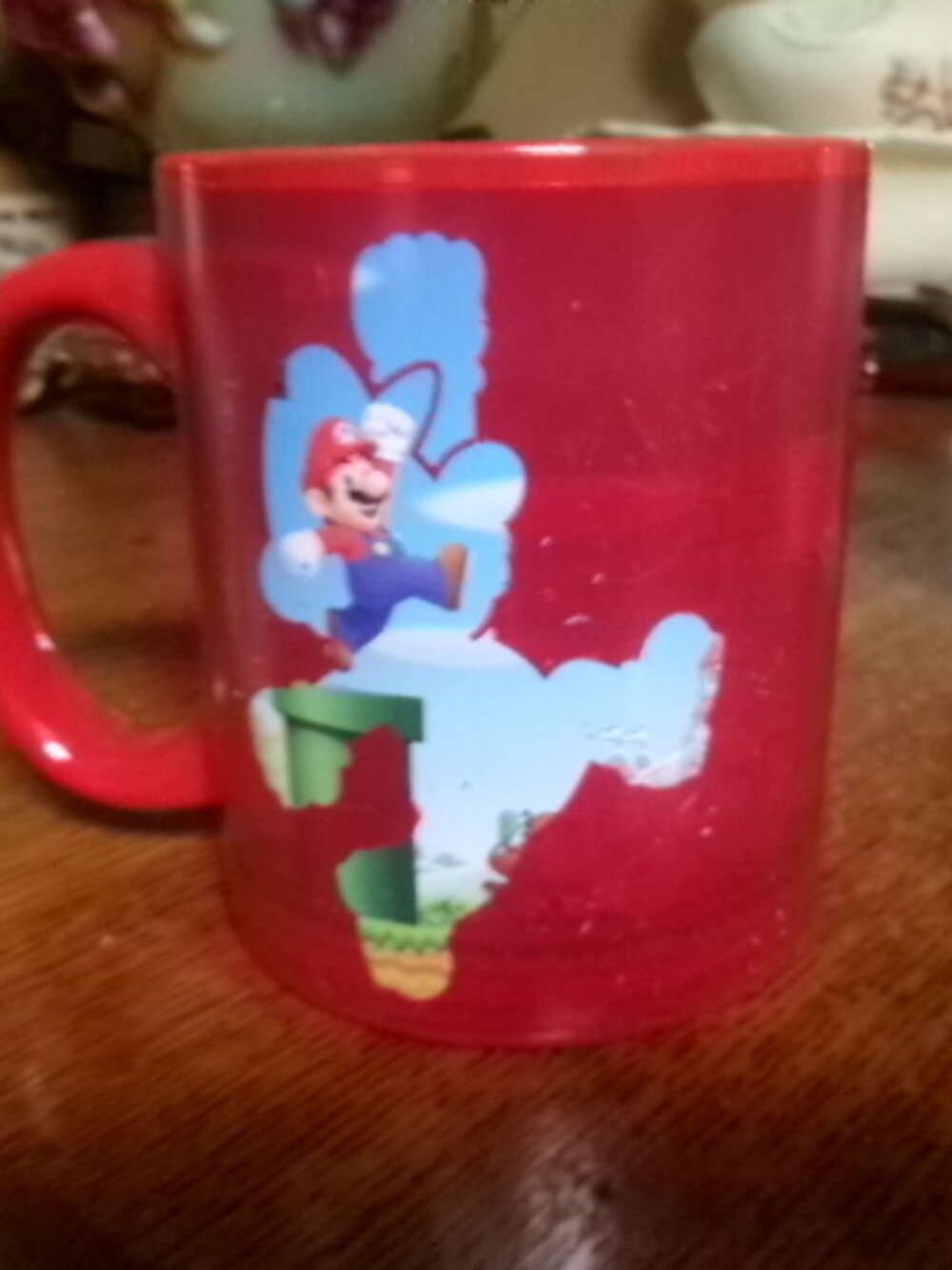 Super Mario color changing coffee mug